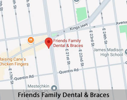 Map image for Dental Health and Preexisting Conditions in Brooklyn, NY